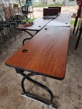 Group of Assorted Tables, (1) Wooden Student Desk