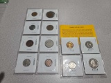 (8) Foreign Coins, Group of Proof Set of Coins (1964, 1963, 1999, 1974)