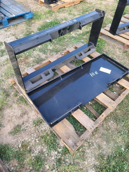 2022 Mower King Skid Steer Mounting Plate Attachment, Srl# SSMP22110403