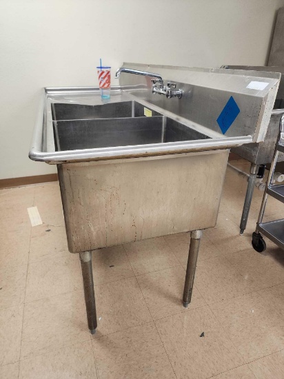 Stainless Steel Industrial 2-Compartment Sink