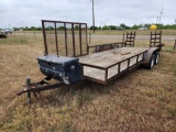 Flatbed Trailer w/ Tool Box