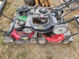 (5) Assorted Lawn Mowers