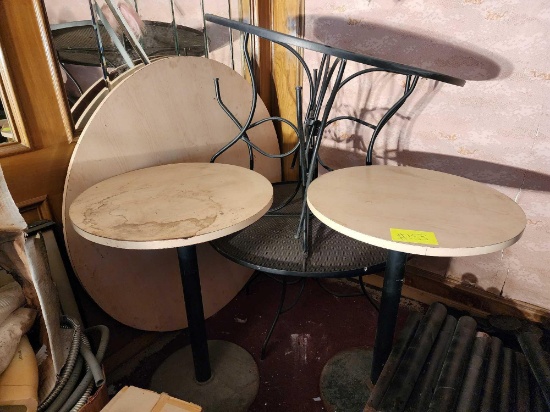 Group of Assorted Tables and parts