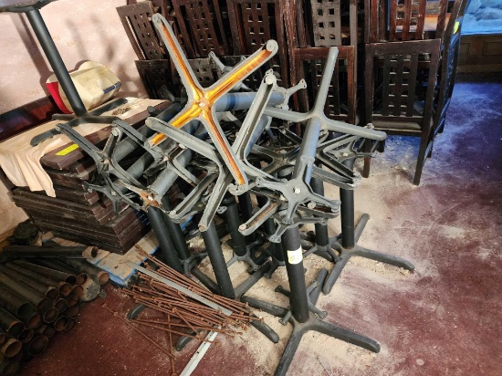 Group of Metal Table Bases