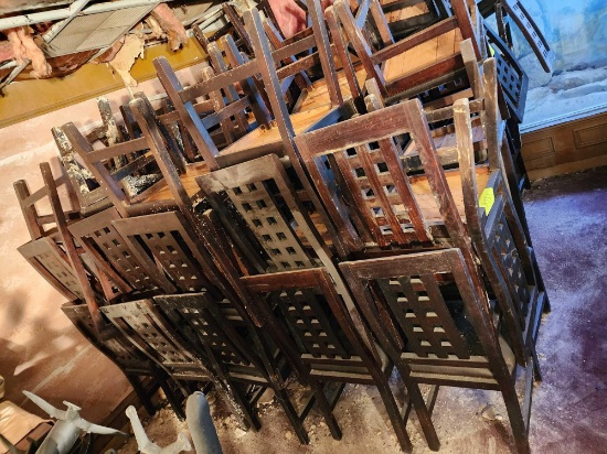 Group of Wooden Chairs