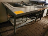 Stainless Steel 3-Compartment Commercial Sink