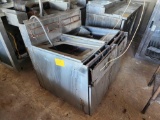 2-Unit Stainless Steel Commercial Fryer