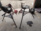 Ridgid 300 Power Drive Pipe Threader w/Stand, Ridgid Pipe Stand & 2 Manual Pipe Threaders w/Dies,Etc