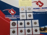 (8) Foreign Coins, (4) Old Proof Coins