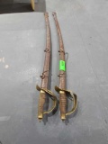 (2) JROTC Cavalry Swords