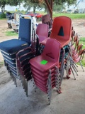 Group of Assorted Student Chairs