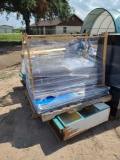 (2) Pallets of Cubby Cabinets, Group of Plexi Glass, Misc. (No Chairs)