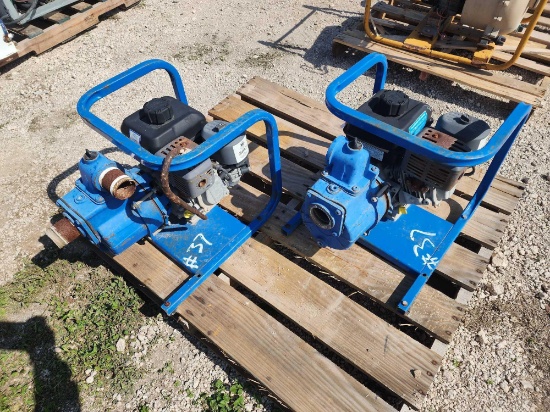 (2) IPT Pumps 2G4XACR Trash Pumps