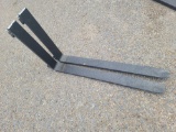 One Set of Unused Skid Steer Forks