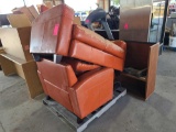 (1 Pallet) of Assorted Sofas, (1) Pair of OnGuard Industries Rubber Boots, Group of Rubber Mats