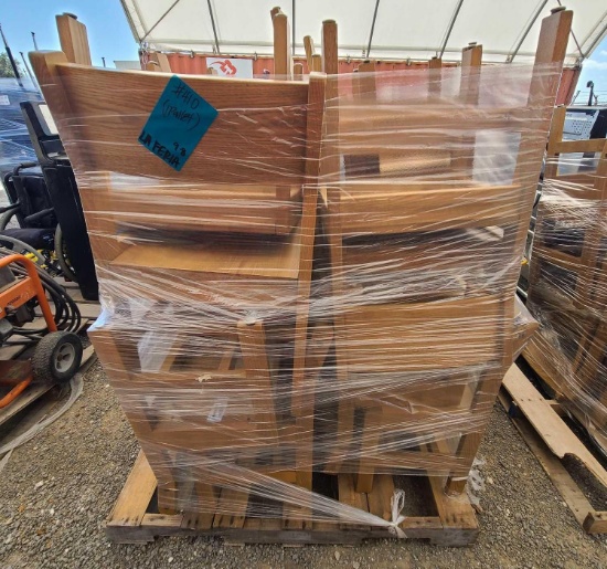 (1) Pallet of Wooden Chairs