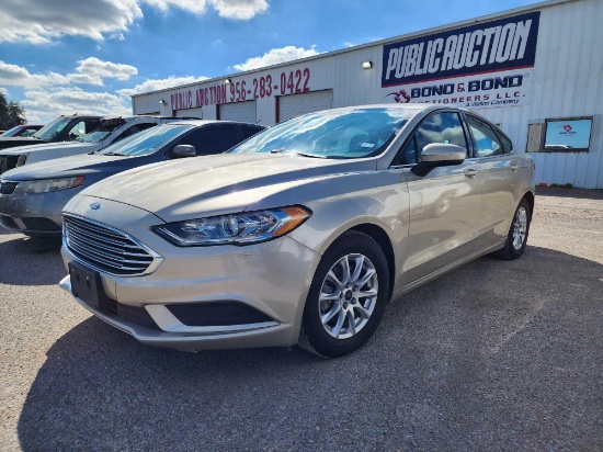 2017 Ford Fusion Passenger Car, VIN # 3FA6P0G74HR157069