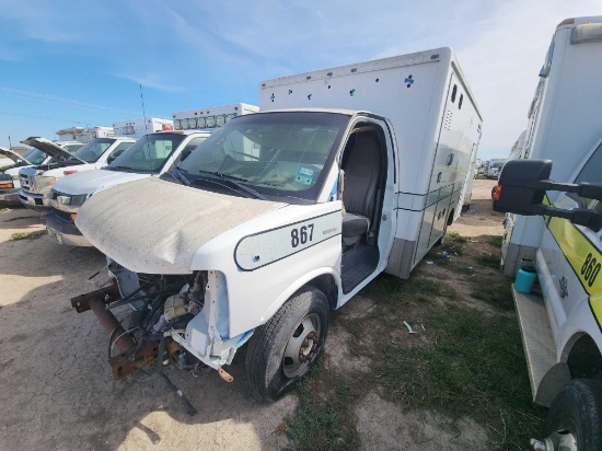 2010 Chevrolet Express Van, VIN # 1GB9G5B60A1112752 (BILL OF SALE FOR PARTS ONLY NO TITLE)