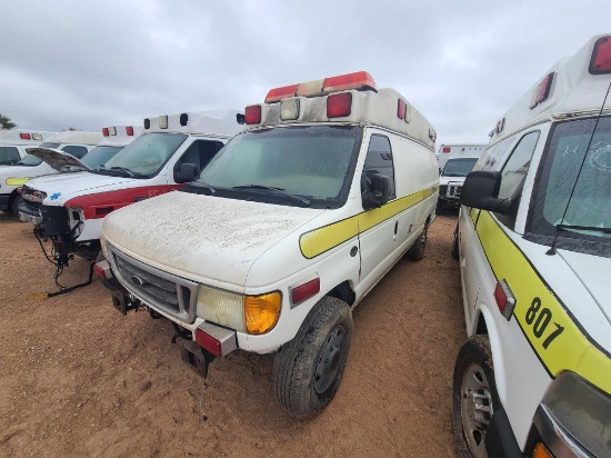 2006 Ford Econoline Van, VIN # 1FDSS34P96HB01751 (BILL OF SALE FOR PARTS ONLY NO TITLE)