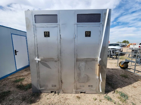 Unused 2023 Diggit W110 Portable Restroom w/ 2 Private Toilets and Sinks