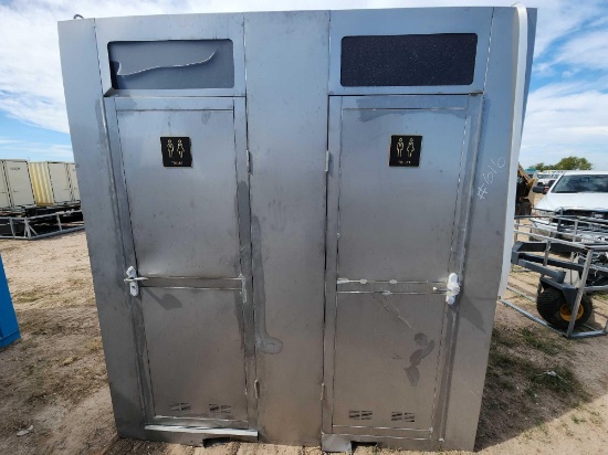 Unused 2023 Diggit W110 Portable Restroom w/ 2 Private Toilets and Sinks