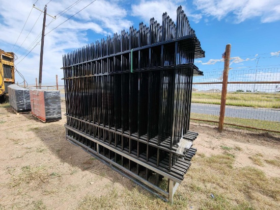 Unused Diggit 10 Ft Wrought Iron Site Fence