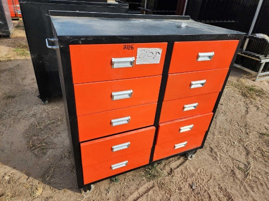 Unused Diggit 10 Drawer Tool Cabinet