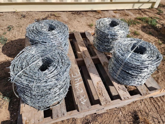 (4) 50m Barbed Wire Rolls