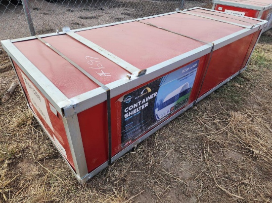 Unused 2023 Gold Mountain-C2040-300gsm PE Dome Container Shelter.