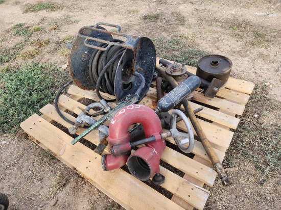 Hose Reel w/ Hose, Fire Water Monitor, Misc.