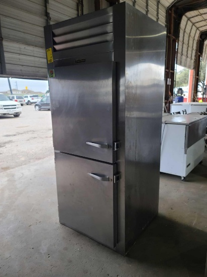 Traulsen Reach Through Stainless Steel Commercial Refrigerating Cabinet
