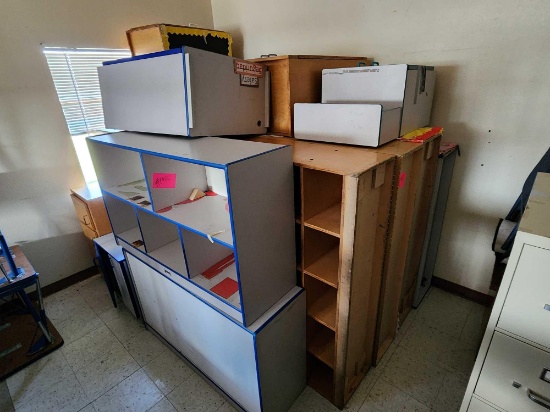 Group of Cubby Storage Cabinets