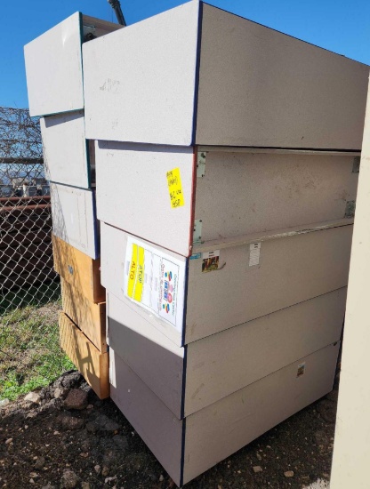 (1) Pallet of Rolling Cubby Storage Cabinets