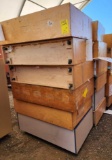 (2) Pallets of Cubby Storage Cabinets