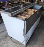 Group of Wooden Organizational Boxes, (1) Beverage-Air Comm. Stainless/S Milk Cooler