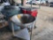 (1) Mobile Stainless Steel Mixing Bowl Stand, (1) S/S Utility Cart, (3) Red/Blue Ice Coolers, Etc