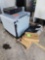 Pallet w/Scantron Test Scoring Machine, HP Printer, 2 Cisco Telephones, Empty Cardboard Boxes