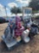 (2) Pallets w/ Baxter Wheel Chair, Elkay Water Fountain Parts, Red-Painted Tires, Mobile Table, Etc