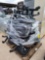 Pallet of Hon Brown/Purple/Gray Rolling Chairs