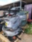 Pallet of Rolling Chairs, Green Utility Cart, Misc. Wires and Metal Parts