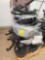 (6) Purple Rolling Arm Chairs, (10) Acco 60