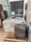 (2) Hon Gray Metal Storage Cabinets, (2) Wood Easel Stands, (4) Pneumatic Hand Truck Wheels, Etc