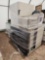 (1) Refrigerator, (2) Printers, (1) Laptop/Tablet Charging Cart, (1) Flat Screen Tv, (1) Portable CD