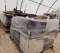 (2) Pallets w/ Printers, Desktops, Tables, Wall Letters Decor, Misc. Items