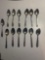 (13) Vintage Silver Spoons