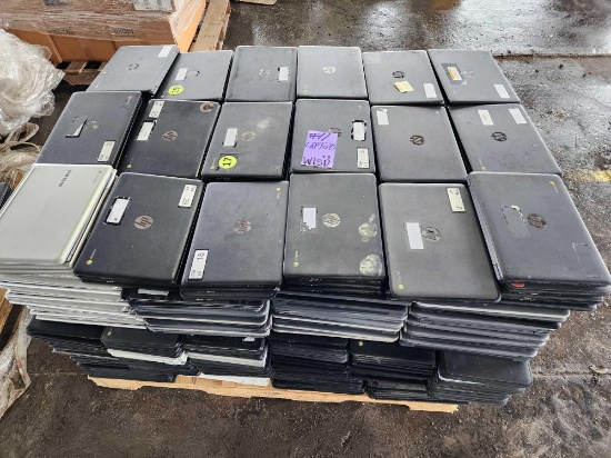(1) Pallet of Assorted Laptops (HP, Samsung, Chromebook)