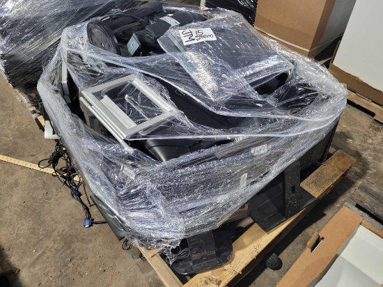 (1) Pallet w/ Printers and Samsung/Dell Monitors