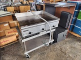 (1) Vulcan S/Steel Comm. Flat Top Griddle, (1) Office Desk