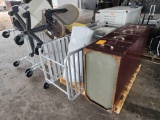 (1) Rolling Chair, (1) Water Dispenser, (1) Mobile Ingredient Storage Bin, (1) Portable AC Unit, Etc