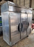 Victory Comm. Stainless/S Three-Door Refrigerator/Freezer